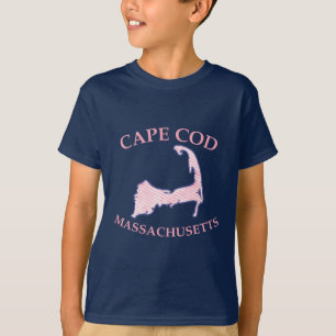 Camiseta La marina de un chico de casta rosado preppy Massa