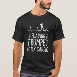Camiseta La marioneta de Trumpet Player Vintage Jugando Tru