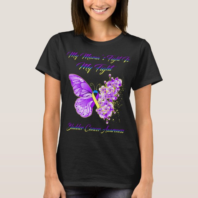 Camiseta La mariposa, la lucha de mi mamá, es mi pelota de  (Anverso)