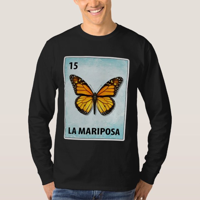 Camiseta La Mariposa Mexican Butterfly Cards (Anverso)