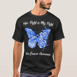 Camiseta La mariposa que lucha es consciente del cáncer de