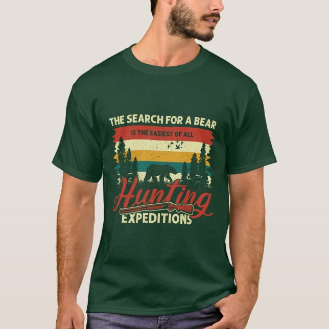 Camiseta La más fácil expedición de caza: la búsqueda del o (Anverso)