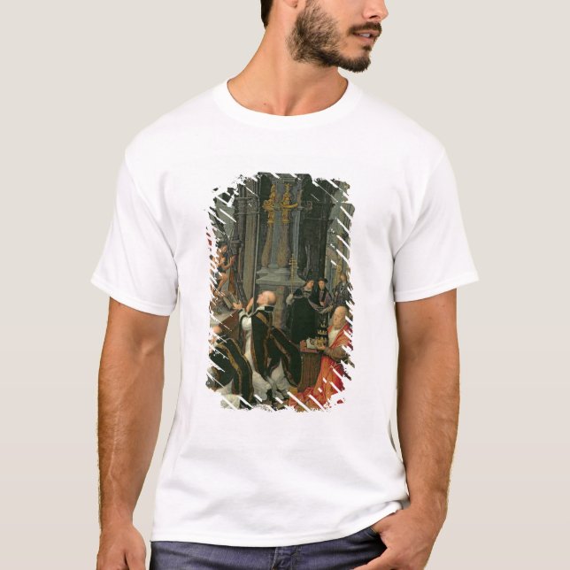 Camiseta La masa de St Gregory (aceite en lona) (Anverso)