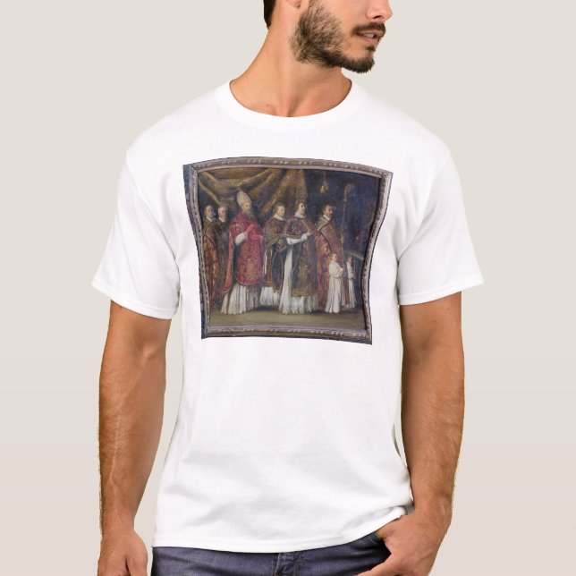 Camiseta La masa pontifical o, la procesión (Anverso)