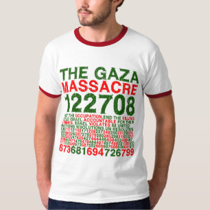 Camiseta La masacre de Gaza
