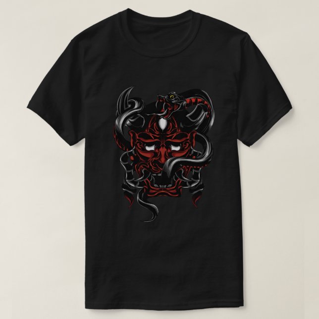 Camiseta La máscara de Oni Demon de Serpent (Diseño del anverso)