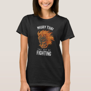 Camiseta La máscara de Oni tailandesa contra el boxeo taila