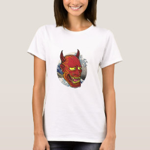 Camiseta La máscara japonesa Hannya