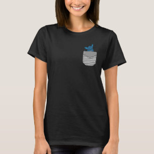 Camiseta La Mascota Cuta Chinchilla En Pocket