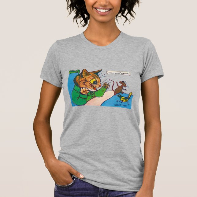 Camiseta La mascota Dreamland, Louis Wain (Anverso)