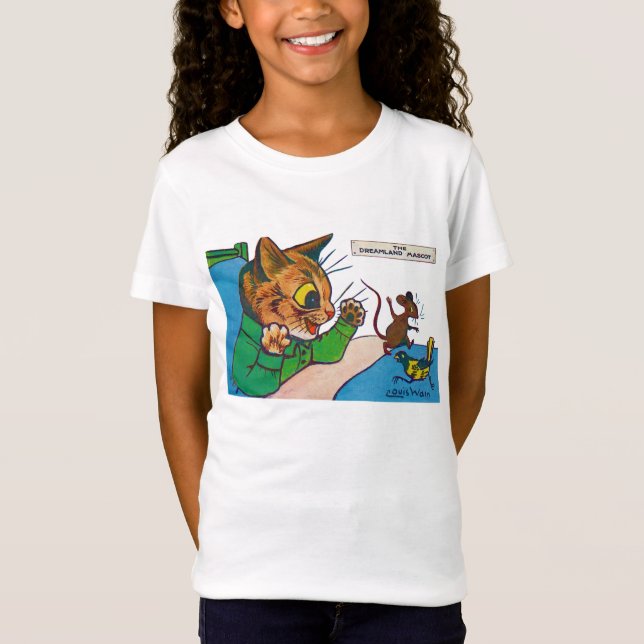 Camiseta La mascota Dreamland, Louis Wain (Anverso)