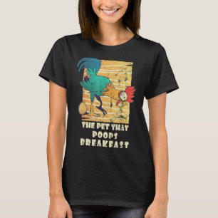 Camiseta La Mascota Que Defeca Huevos De Gallo De Pollo Par
