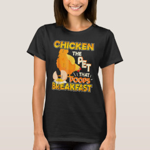 Camiseta La Mascota Que Hace Caca Desayuno  Avicultura  1