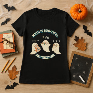 Camiseta La matemática del regalo de profesor de Halloween
