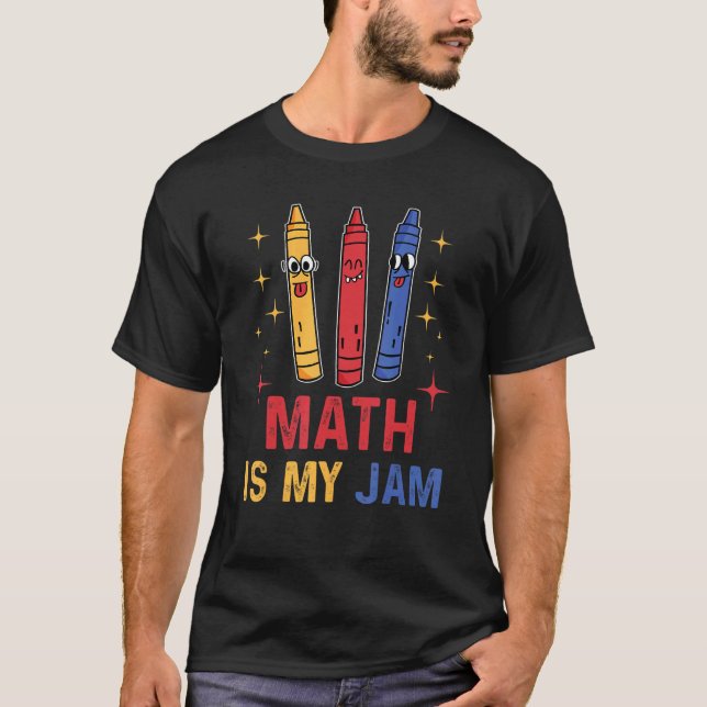 Camiseta La matemática es mi Jammin (Anverso)