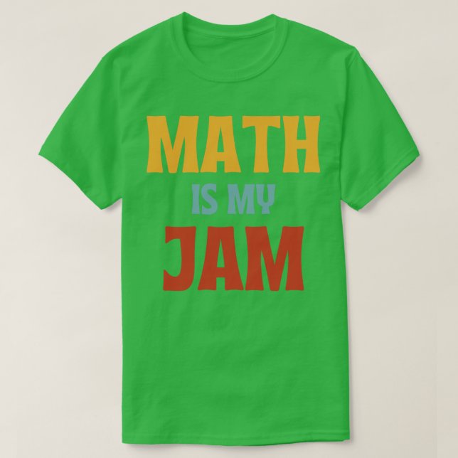 Camiseta La matemática es mi trampa de vuelta a la escuela (Diseño del anverso)