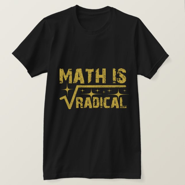 Camiseta La matemática es una cita de la educación radical (Anverso del diseño)