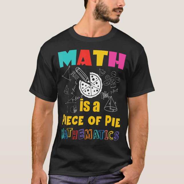 Camiseta La Matemática Es Una Pieza De Pie Math Pi Day Kids (Anverso)