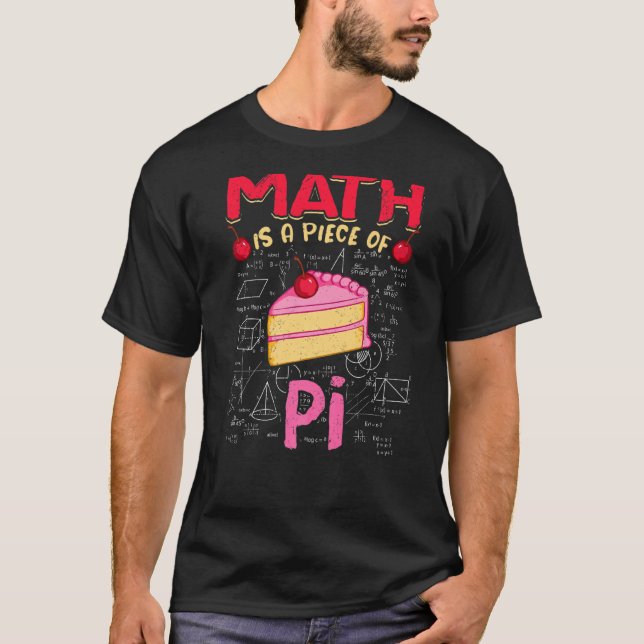 Camiseta La Matemática Es Una Pieza De Pie Math Pi Day Niño (Anverso)