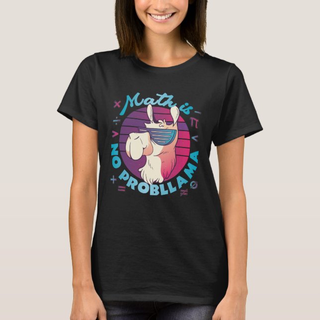 Camiseta La matemática no es probLlama (Anverso)