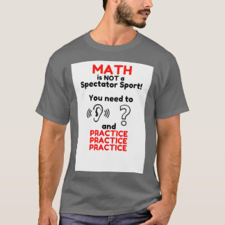 Camiseta La matemática no es un deporte de espectadores 3