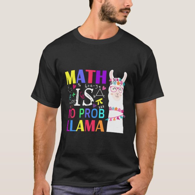 Camiseta La Matemática No Es Un Estudiante Prob-Llama Prime (Anverso)