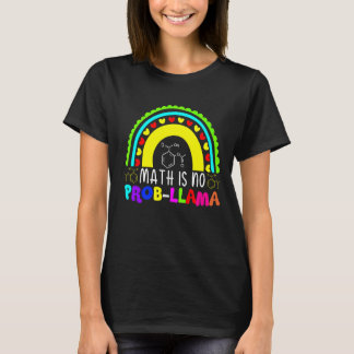 Camiseta La matemática no es un problema llamado arcoiris