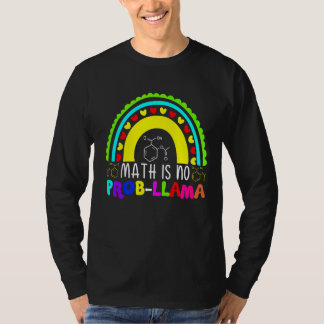 Camiseta La matemática no es un problema llamado arcoiris