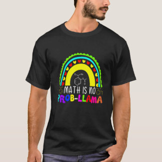 Camiseta La matemática no es un problema llamado arcoiris