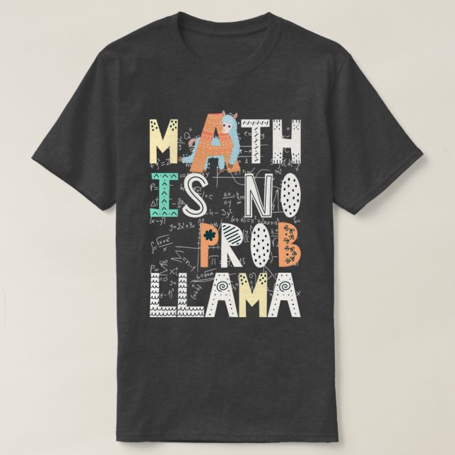 Camiseta La matemática no es una llamada a prob (Diseño del anverso)