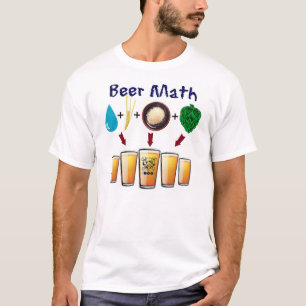 Camiseta La matemáticas T de la cerveza del club de la
