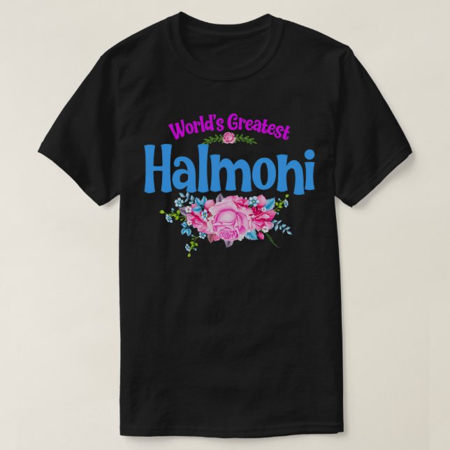 Camiseta La mayor abuela surcoreana Halmoni del mundo (Diseño del anverso)