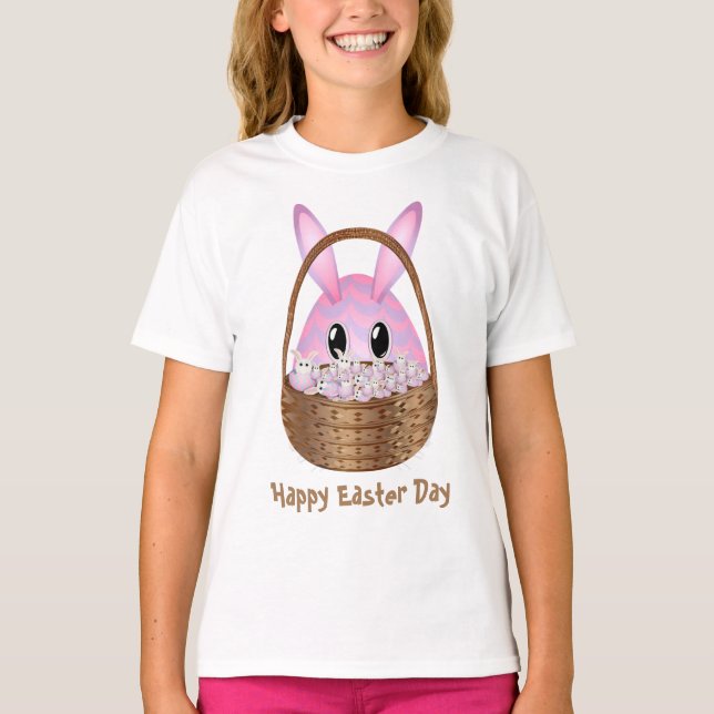 Camiseta La mayor canasta de Pascua de Pascua (Anverso)
