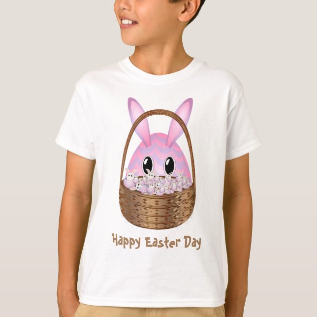 Camiseta La mayor canasta de Pascua de Pascua (Anverso)