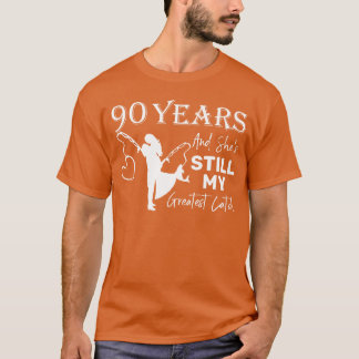 Camiseta La mayor captura de 90 años Aniversario de bodas d