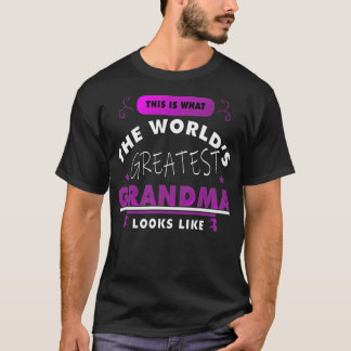 Camiseta la mayor escuela de rodeo de la abuela del mundo