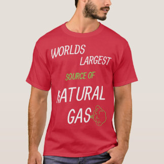 Camiseta La mayor fuente de gas natural del mundo 27