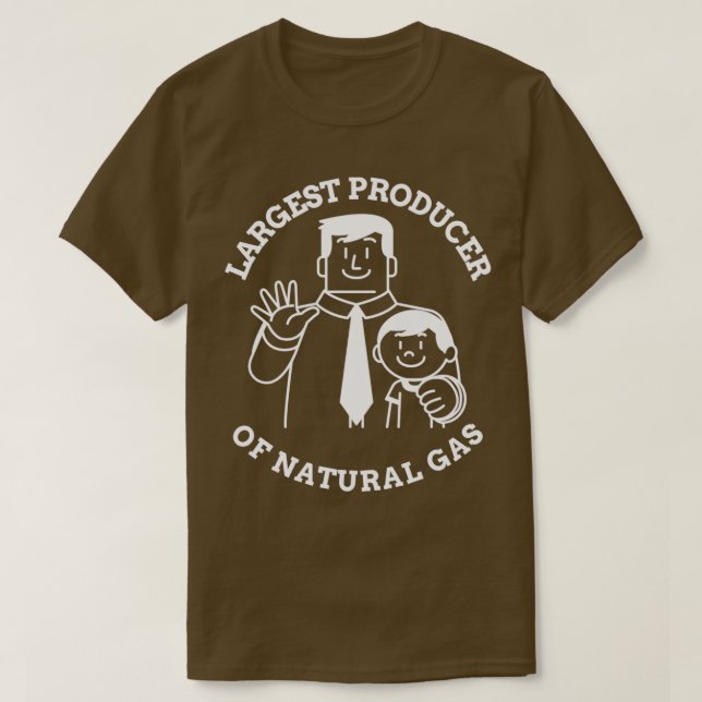 Camiseta La mayor fuente de gas natural del mundo 27 (Diseño del anverso)