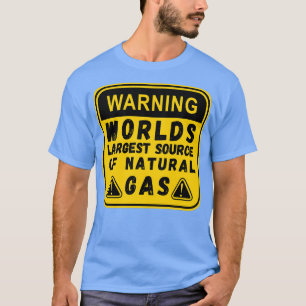 Camiseta La mayor fuente de información sobre el gas natura