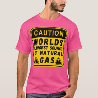 Camiseta La mayor fuente de información sobre el gas natura