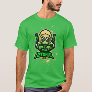 Camiseta La mayor fuente de máscara tóxica de gas natural d