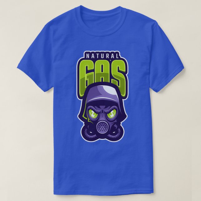 Camiseta La mayor fuente de máscara tóxica de gas natural d (Diseño del anverso)