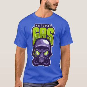 Camiseta La mayor fuente de máscara tóxica de gas natural d
