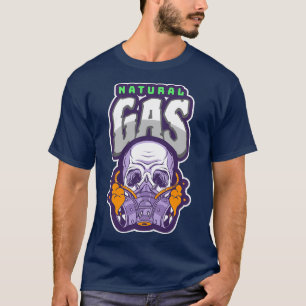 Camiseta La mayor fuente de máscara tóxica de gas natural d