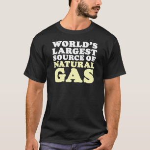 Camiseta La mayor fuente mundial de gas natural que se tran