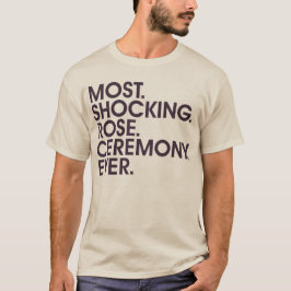 Camiseta La mayoría. Choque. Color de rosa. Ceremonia.