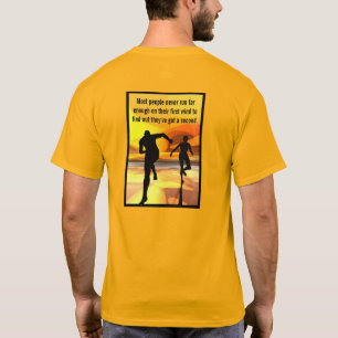 Camiseta La mayoría de la gente nunca corre lo suficienteme