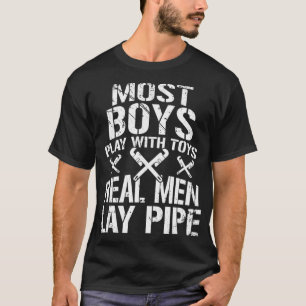 Camiseta La mayoría de los chicos juegan con juguetes de lo