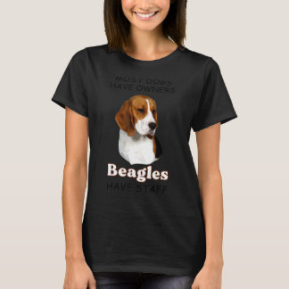Camiseta La Mayoría De Los Perros Tienen Beagles Propietari