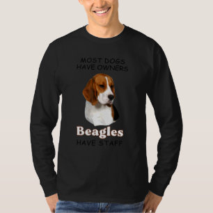 Camiseta La Mayoría De Los Perros Tienen Beagles Propietari